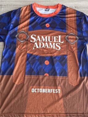 Samuel Adams Oktoberfest Graphic Tee - Blue & Brown